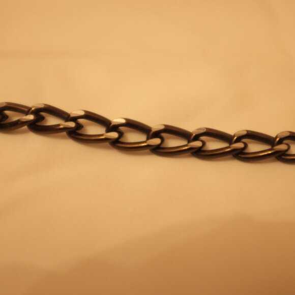 COPY - Netal link geometric shaped beads long sweater Necklace - Picture 3 of 6